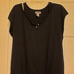 NWOT ** LAYERED LOOKING BLACK TOP